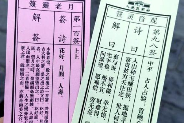 北帝灵签100签解签