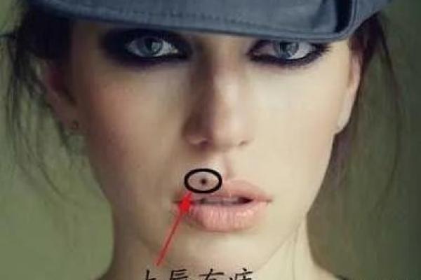 嘴唇痣面相算命图解