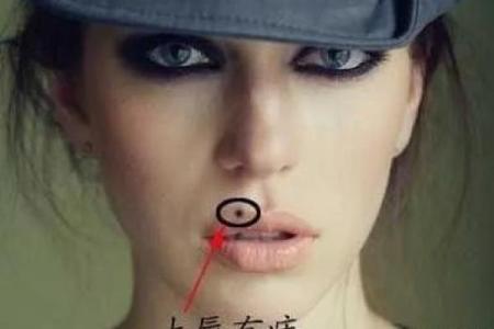 嘴唇痣面相算命图解