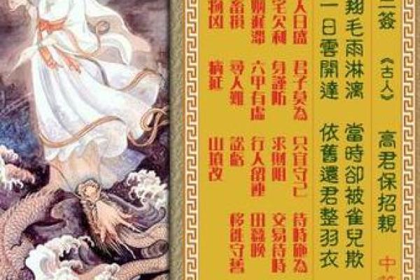 观音灵签66签姻缘