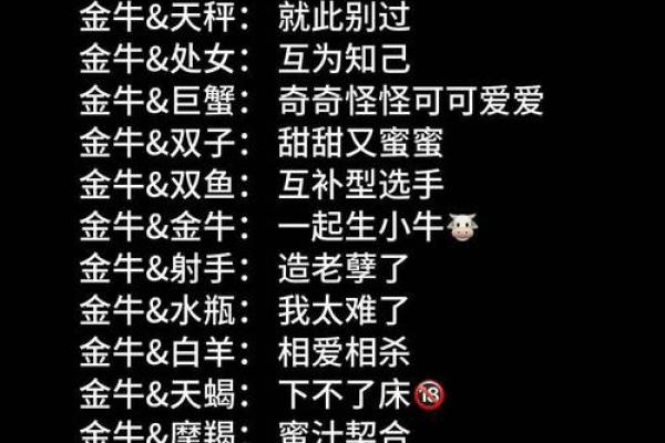 金牛座跟哪个更配对