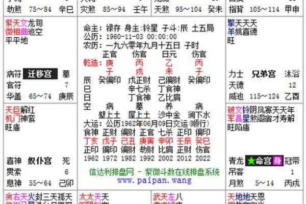 紫薇斗数基础盘