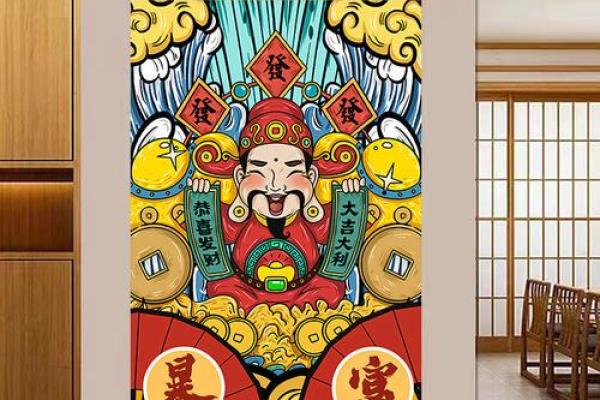 看看家中的财神挂画放在哪个位置好