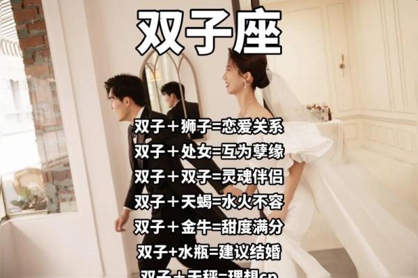 哪些星座跟双子座绝配呢