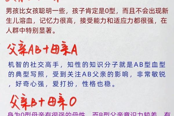 哪种血型智商比较高呢