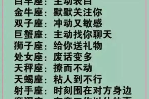 12星座遇到真爱的反应
