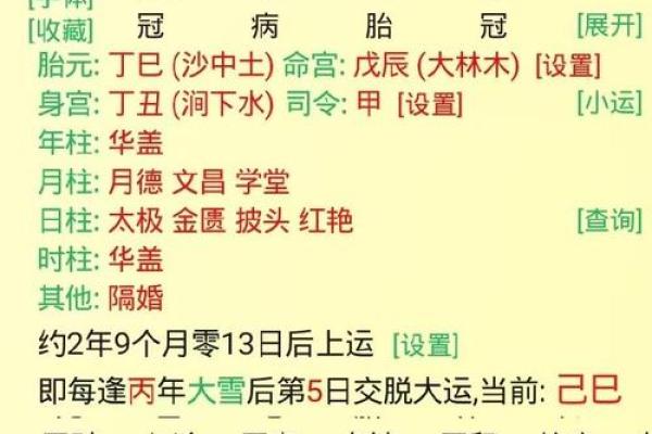 偏财格八字