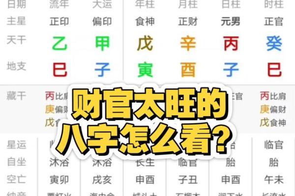 偏财多的八字