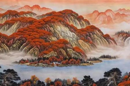 风水国画山水_家里挂聚宝盆山水画真的能改变风水嘛