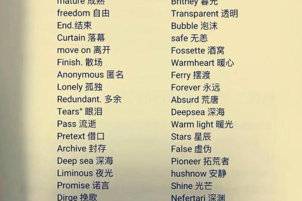 英语女孩qq名字大全