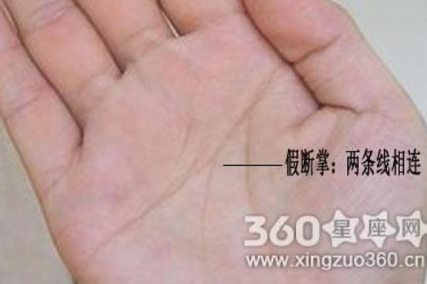 风水观点女子右手假断掌手相解析