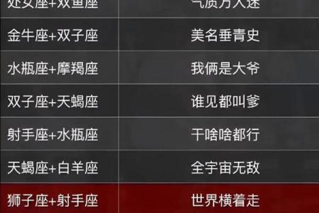 12星座同性配对