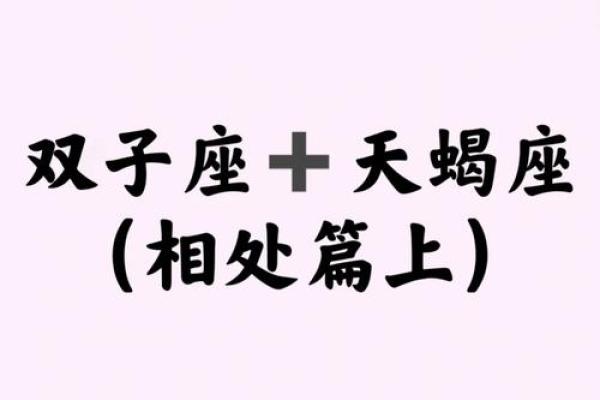 双子和天蝎座配对指数