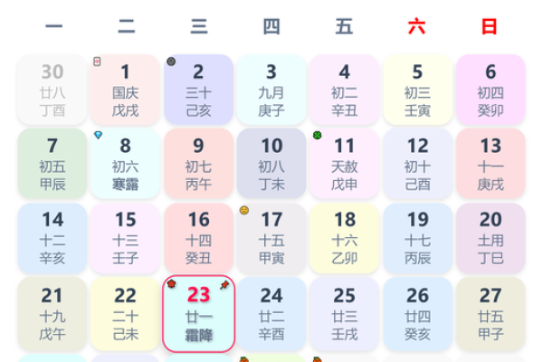 黄历吉凶
