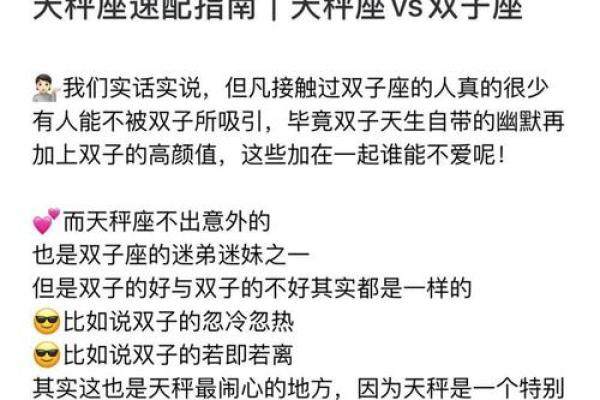 双子和天秤配对