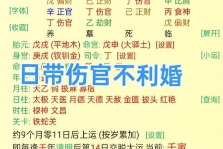 八字女命伤官在时柱