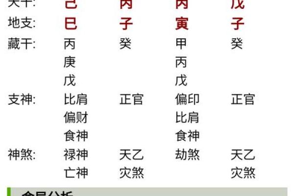 八字算命解析