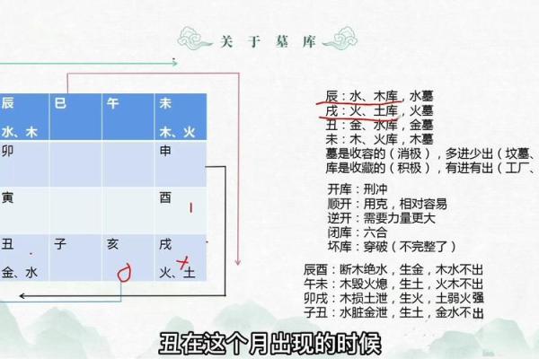 八字中的墓库是什么意思