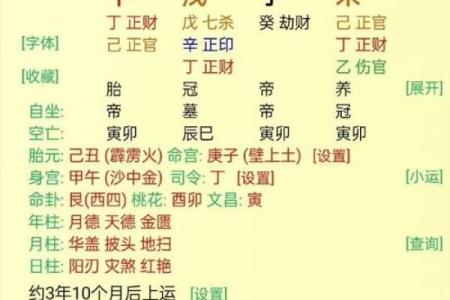 不老的八字