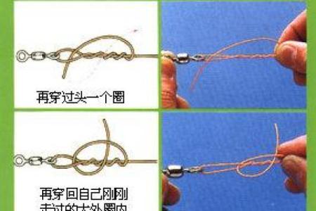 八字环怎么绑子线