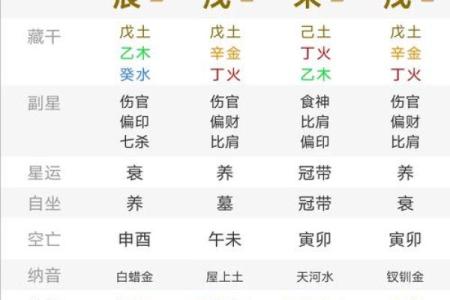 八字丑中含
