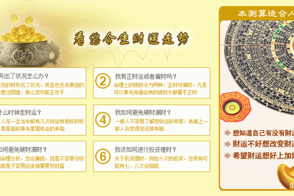 八字预测财运