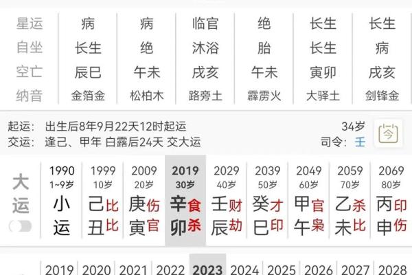 八字喜用神为水
