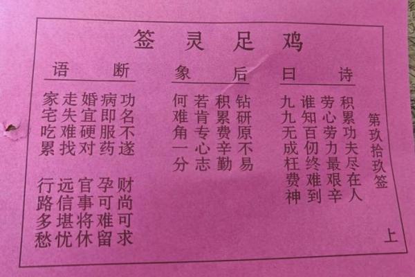 玄天上帝灵签12签解签