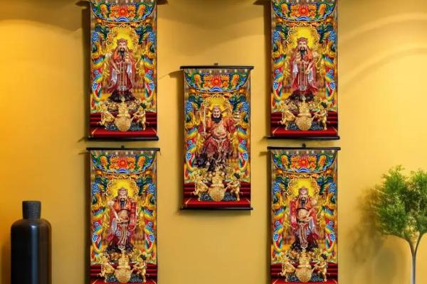 财神爷挂像家中怎么挂好  挂财神爷图有什么讲究