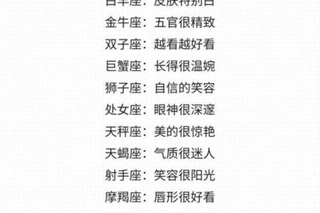 十二星座最迷人的部位