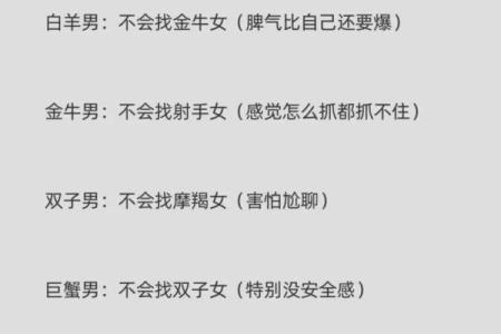你为什么选择12星座男人