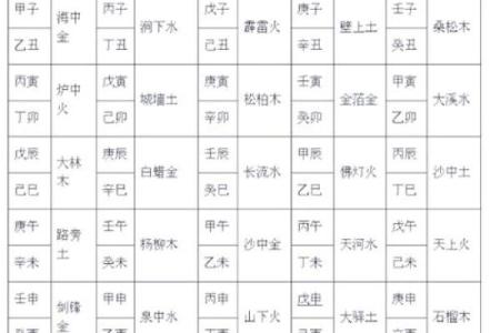 传承国学文化，算命入门，六十甲子纳音