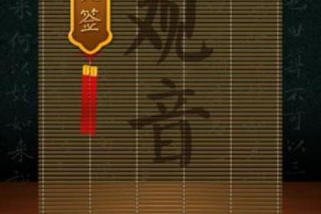抽签占卜观音灵签100