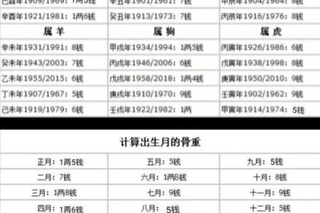 男命称骨算命的白话解释