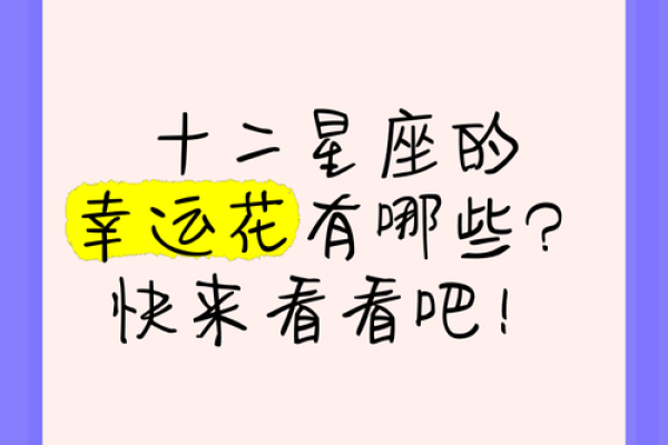 哪些花朵适合十二星座的专属