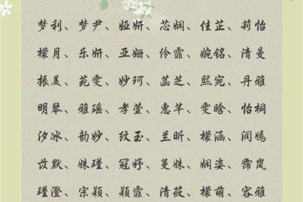 按生辰八字取名女孩