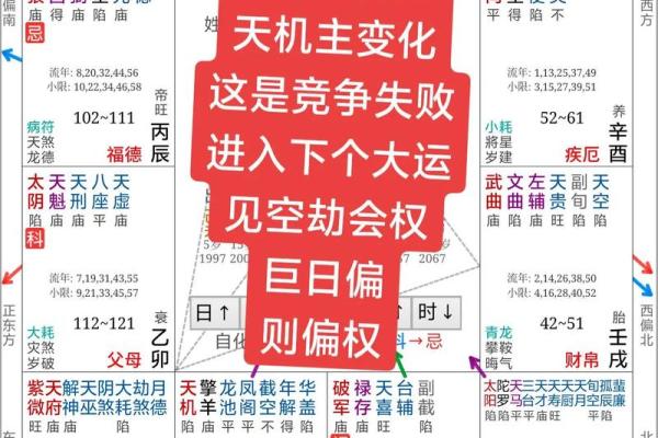 大运紫微斗数命盘查询详解 紫微斗数大运什么意思？