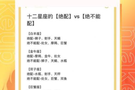 2024年最有缘的星座配对 非常适配的一对星座