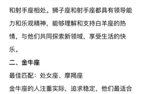 十二星座搭配表中哪些星座组合最佳