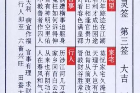观音灵课签票