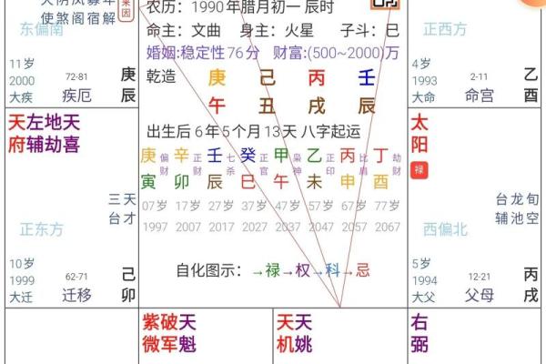 紫薇斗数好命盘