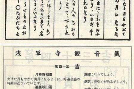 观音灵签100签解签大全