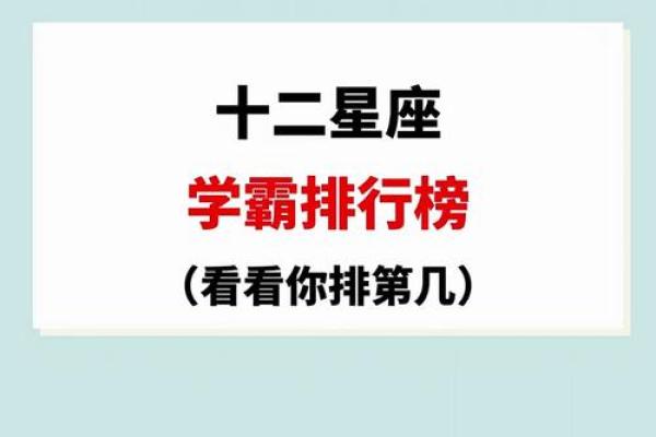 十二星座学霸排名谁最美 十二星座学霸排名女神