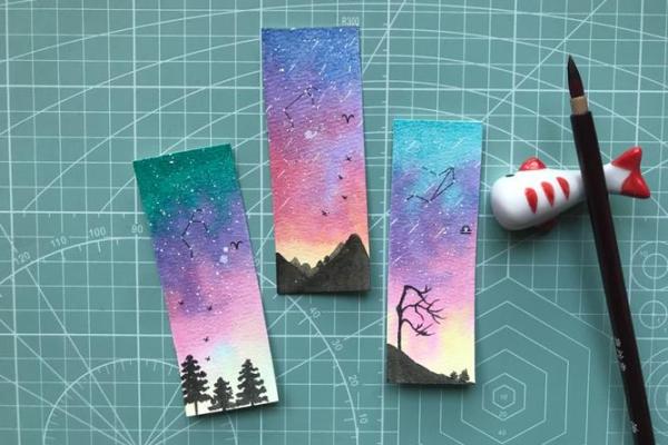 可爱少女心书签,十二星座手工书签 可爱少女心书签,十二星座手工书签