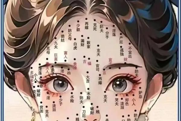 脸部黑痣算命图解 脸部黑痣算命图解