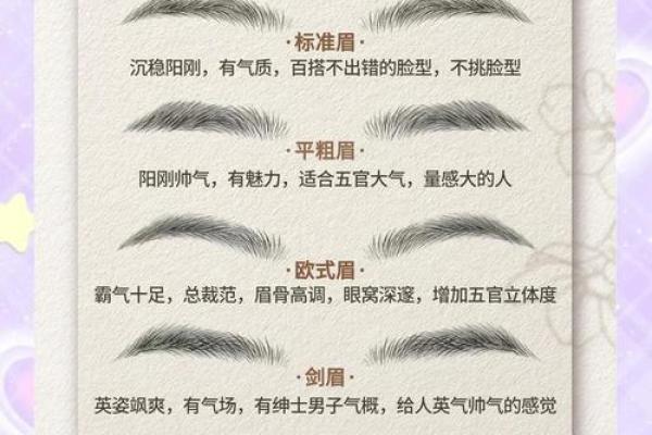 男人眉毛看相算命