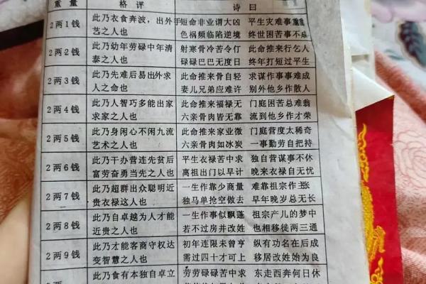 称骨算命只有闰年加多少 二两五钱家境贫穷