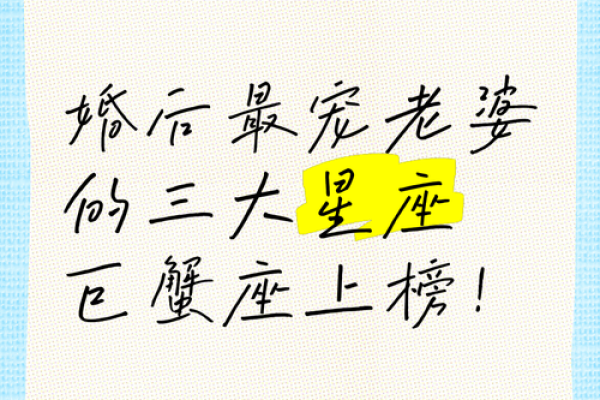 婚后最宠老婆的四大星座男