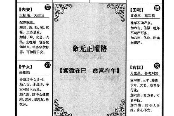 紫薇命盘详解免费版