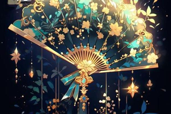 十二星座古风扇子武器